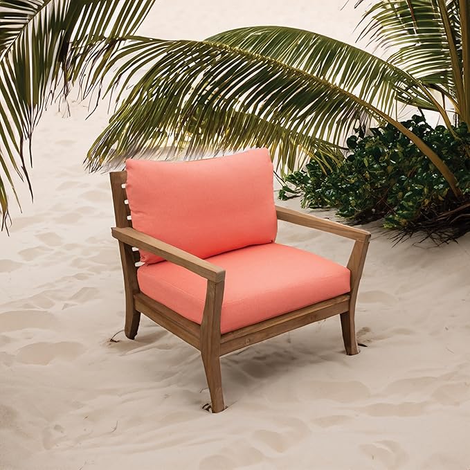 Tommy Bahama Deep Seating Lounge Cushion, 23" X 24" X 4", Bamboo Bay Mango