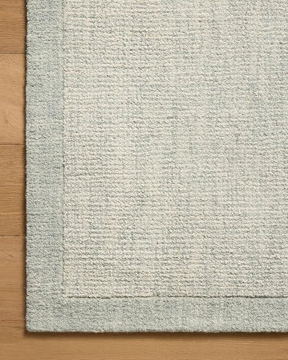 Loloi Magnolia Home by Joanna Gaines Henley Collection HNY-01 Ivory/Spa 3'-6" x 5'-6" Accent Rug