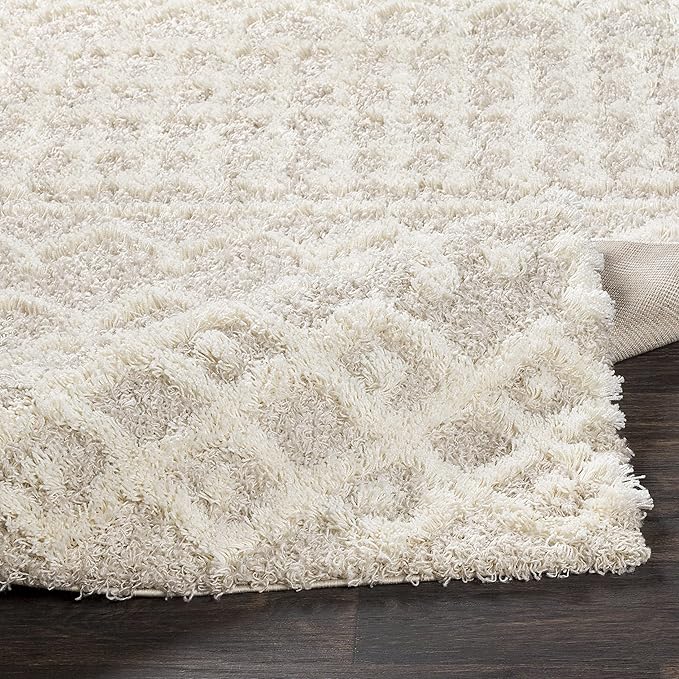 Livabliss Hapsburg Moroccan Shag Runner Area Rug,2'7" x 18',Beige