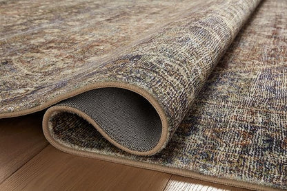 Loloi Amber Lewis Morgan Collection MOG-05 Spice/Lagoon 2' x 3'-6" 38" Thick Accent Rug feat. CloudPile, Neutral, Room Décor, Vintage Inspired, Livingroom, Bedroom, Dining Area