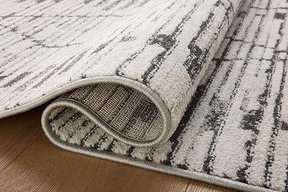 Loloi Kamala Collection KAM-02 Charcoal/Dove 9'-2" x 13' Area Rug