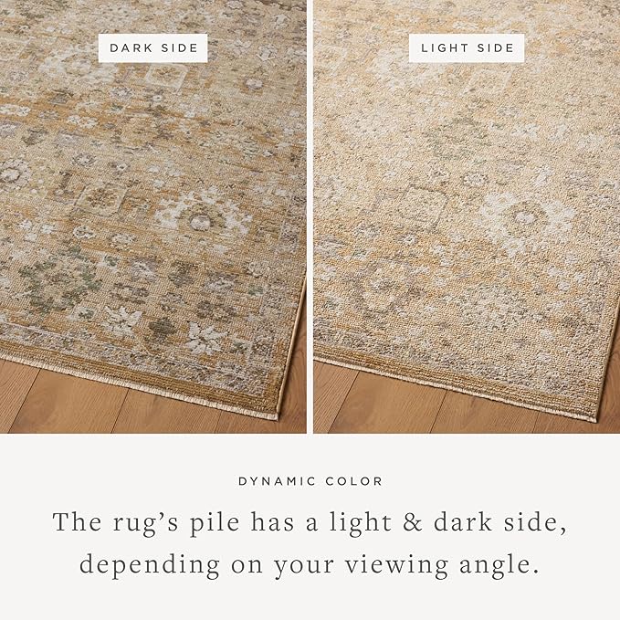Loloi Magnolia Home by Joanna Gaines Pace Collection PAC-07 Sunset/Stone 11'-6" x 15'-4" Area Rug