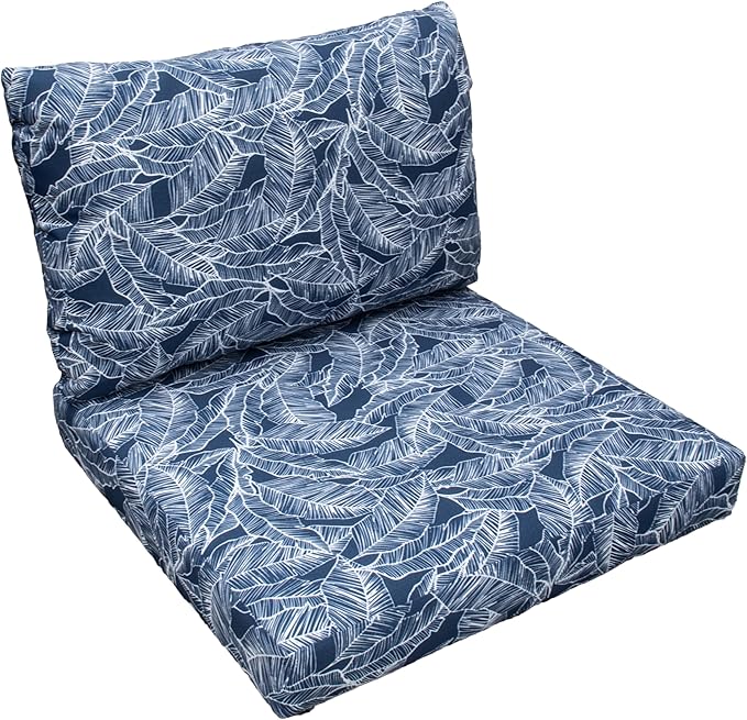 Tommy Bahama Deep Seating Lounge Cushion, 26" X 30" X 4", Pacific Zaffre
