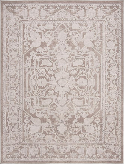SAFAVIEH Area Rug 6x9 - Reflection Collection - Beige & Cream, Non-Shedding & Easy Cleaning, Ideal for Living Room, Bedroom, Dining Space (RFT665A)