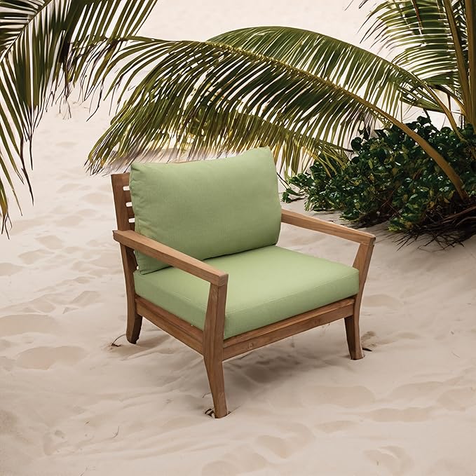 Tommy Bahama Deep Seating Lounge Cushion, 24" X 24" X 4", Bamboo Bay Pear