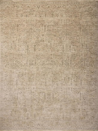 Loloi Magnolia Home by Joanna Gaines Junie Collection JUE-02 Oatmeal/Smoke 2'-0" x 3'-0", .38" Pile Height, Accent Rug
