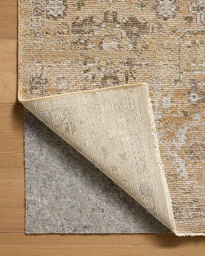 Loloi Magnolia Home by Joanna Gaines Pace Collection PAC-07 Sunset/Stone 7'-8" x 7'-8" Round Area Rug