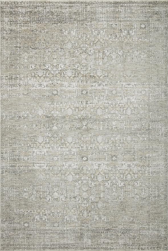 Loloi Amber Lewis Honora Collection HON-04 Grey/Beige 5'-3" x 7'-9" Area Rug