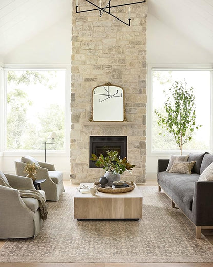 Loloi Angela Rose Aubrey Collection AUB-04 Sage/Bark 2'-0" x 5'-0", .19" Pile Height, Accent Rug