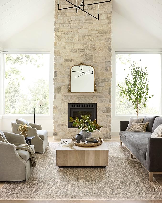 Loloi Angela Rose Aubrey Collection AUB-04 Sage/Bark 2'-6" x 12'-0", .19" Pile Height, Runner Rug