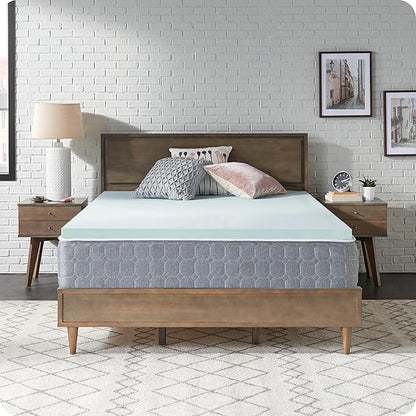 Sealy Dreamlife 1.5” Gel Memory Foam Queen Mattress Topper with SealyComfort Gel Foam, 1 Year Limited Warranty, Made in The USA