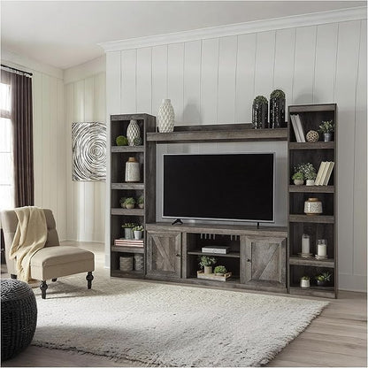 Signature Design by Ashley Wynnlow Rustic Pier-Style 72" Bookcase, Grayish Brown