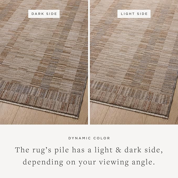 Loloi Amber Lewis Cali Collection CIL-05 Natural/Multi 3'-6" x 5'-6", .25" Pile Height, Accent Rug
