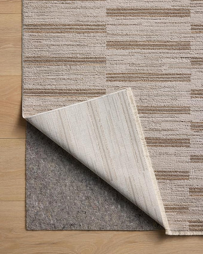 Loloi Amber Lewis Cali Collection CIL-04 Ivory/Tobacco 2'-7" x 8'-0", .25" Pile Height, Runner Rug