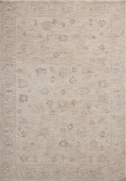 Loloi Chris Loves Julia Louisa Collection LOI-01 Oatmeal/Stone 9'-6" x 13'-1", .38" Pile Height, Area Rug