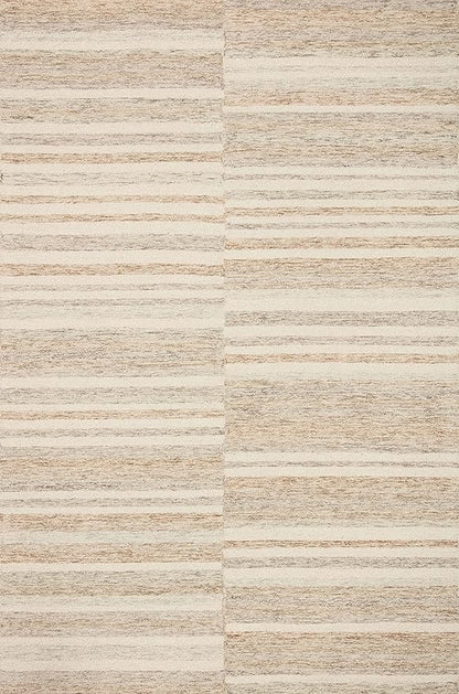 Loloi Chris Loves Julia Chris Collection CHR-03 Ivory/Clay 2'-6'' x 7'-6'', .50" Pile Height, Runner Rug
