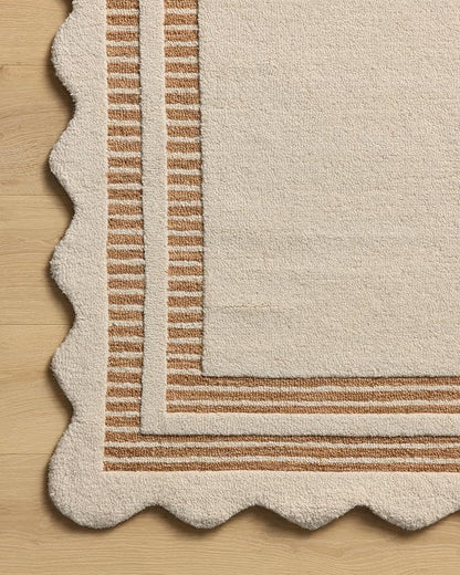 Loloi Chris Loves Julia Scottie Collection SCO-01 Ivory/Rust 2'-6" x 7'-6", .87" Pile Height, Runner Rug