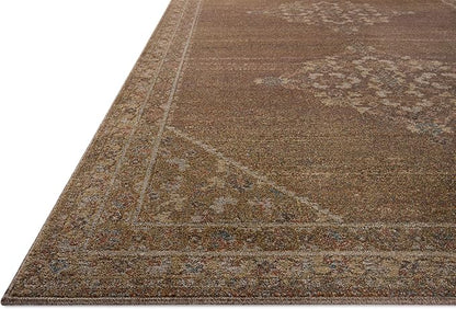 Loloi Magnolia Home by Joanna Gaines Mona Collection MOA-04 Sunset/Natural 5' x 7'-8" Area Rug