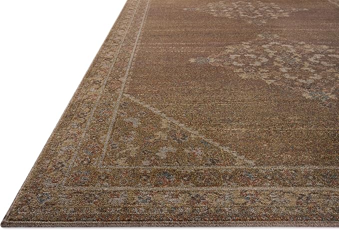 Loloi Magnolia Home by Joanna Gaines Mona Collection MOA-04 Sunset/Natural 8'-10" x 12' Area Rug