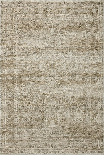 Loloi Amber Lewis Honora Collection HON-01 Khaki/Beige 3'-9" x 5'-9" Accent Rug
