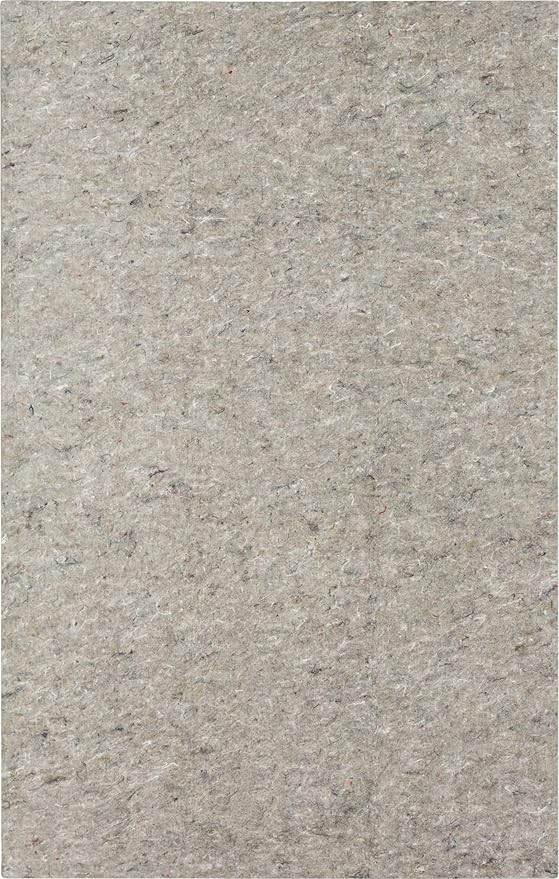Mohawk Home 8' x 11' Non Slip Rug Pad Gripper 3/8 Thick Dual Surface Felt + Rubber Gripper - Safe for All Floors