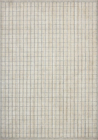 Loloi Amber Lewis Bexley Collection BEX-04 Slate/Natural 11'-6" x 15' Area Rug Neutral, Textured, Living, Bedroom, Dining, Carpet