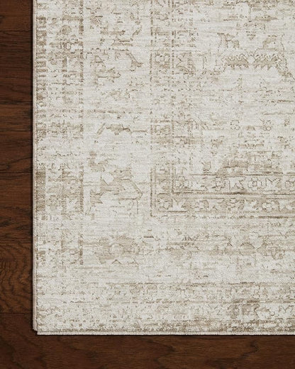 Loloi Amber Lewis Honora Collection HON-01 Ivory/Natural 2'-0" x 3'-4" Accent Rug