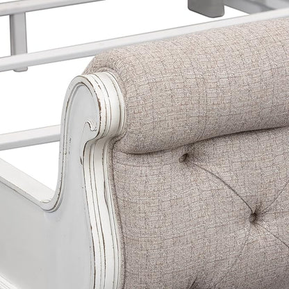 LIBERTY FURNITURE INDUSTRIES, INC. Magnolia Manor King California Upholstered Sleigh Bed