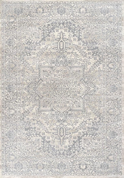 JONATHAN Y Vintage Medallion Indoor Area Rug Cream 4X6, Modern Boho for Living Room, Bedroom, Kitchen, Office, Easy-Cleaning, High Traffic, Pet-Friendly, Non-Shedding MDP100C-4