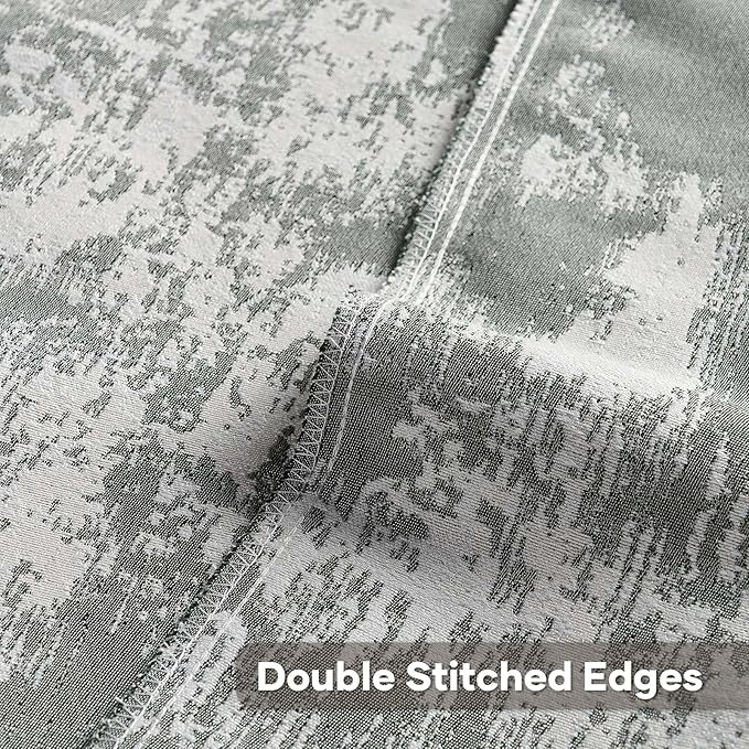 FUTEI Dark Green Decorative Throw Pillow Covers 12x20 Inch Set of 2,Soft Faux Cashmere Jacquard - Textured & Cozy Pillow Case,Modern Home Decor for Couch Bed Living Room