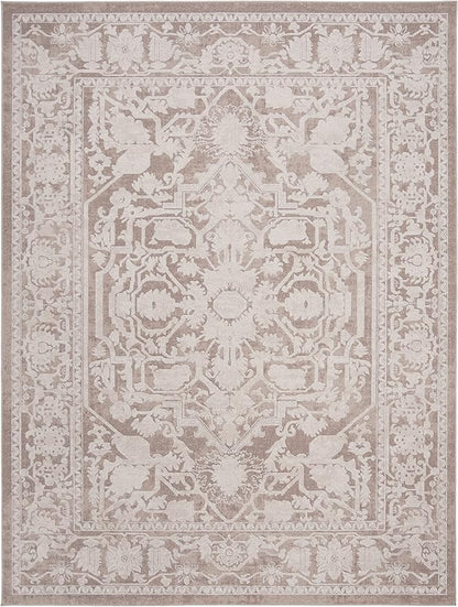 SAFAVIEH Area Rug 11x15 - Reflection Collection - Large - Beige & Cream, Non-Shedding & Easy Cleaning, Ideal for Living Room, Bedroom, Dining Space (RFT665A)