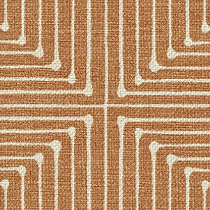 RUGGABLE x Jonathan Adler Machine Washable Modern Runner Rug – Inkdrop Copper 2.5x7, Stain-Resistant, Non-Slip – Washable Rug for Hallway, Entryway, Living Room & Kitchen–with Standard Pad