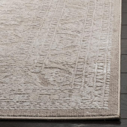 SAFAVIEH Reflection Collection Runner Rug - 2'3" x 20', Beige & Cream, Non-Shedding & Easy Cleaning, Ideal for Living Room, Dining, Bedroom (RFT668A)