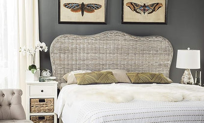 Safavieh Home Collection Imelda White Washed Headboard (Queen)