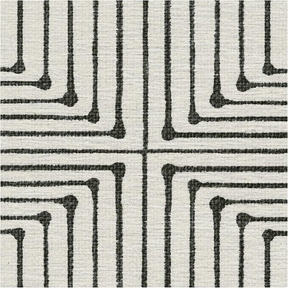 RUGGABLE x Jonathan Adler Machine Washable Modern Area Rug – Inkdrop Black & Ivory 5x7, Stain-Resistant, Non-Slip – Medium Rugs for Living Room, Bedroom, Hallway, Entryway & Office–with Cushioned Pad