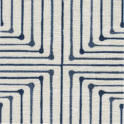 RUGGABLE x Jonathan Adler Machine Washable Modern Area Rug – Inkdrop Slate Blue 10x14, Stain-Resistant, Non-Slip – Large Rugs for Living Room, Bedroom, Hallway, Entryway & Office–with Cushioned Pad