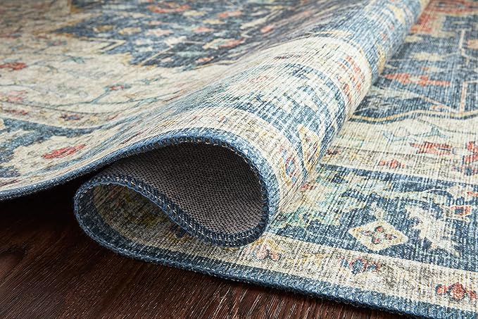 Loloi Skye Collection SKY-12 Ocean/Multi 2'-6" x 10'-0" Runner Rug