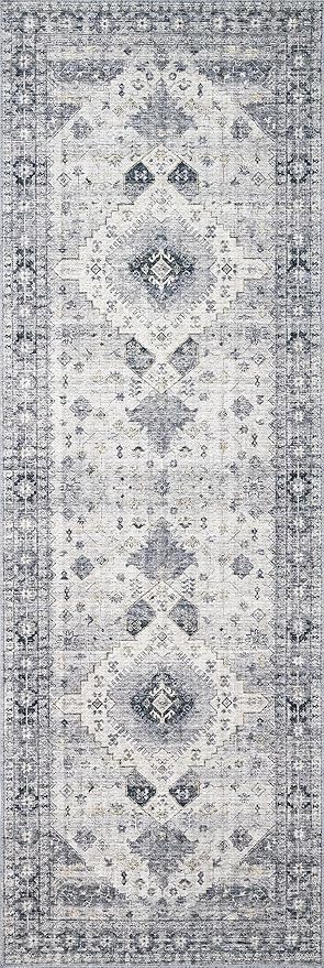 Loloi Skye Collection SKY-02 Silver/Grey 7' x 9' Oval Area Rug