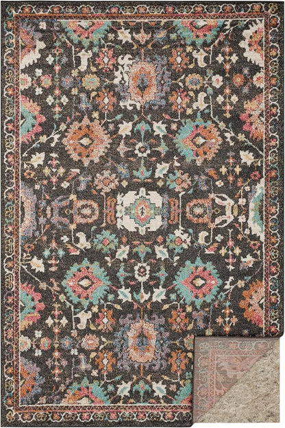 Mohawk Home 2' x 6' Non Slip Rug Pad Gripper 1/2 Thick Dual Surface Felt + Rubber Gripper - Safe for All Floors