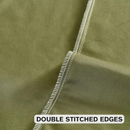 FUTEI Moss Green Velvet Throw Pillow Covers 22x22 Inch Set of 2,Soft Embossed Leaf-Relief Textured Cushion Cases,Natural Home Decor for Couch Living Room