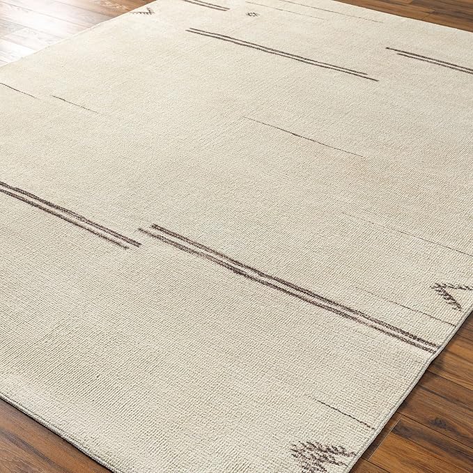 Livabliss x Becki Owens Rivi Moroccan Area Rug , 2'2" x 3'9", Cream/Charcoal