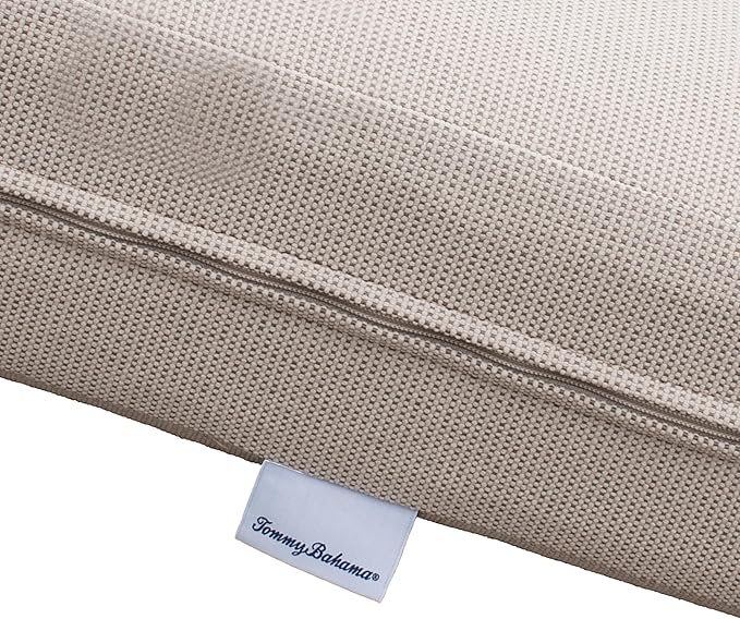 Tommy Bahama Deep Seating Lounge Cushion, 23" X 24" X 4", Bamboo Bay Sand