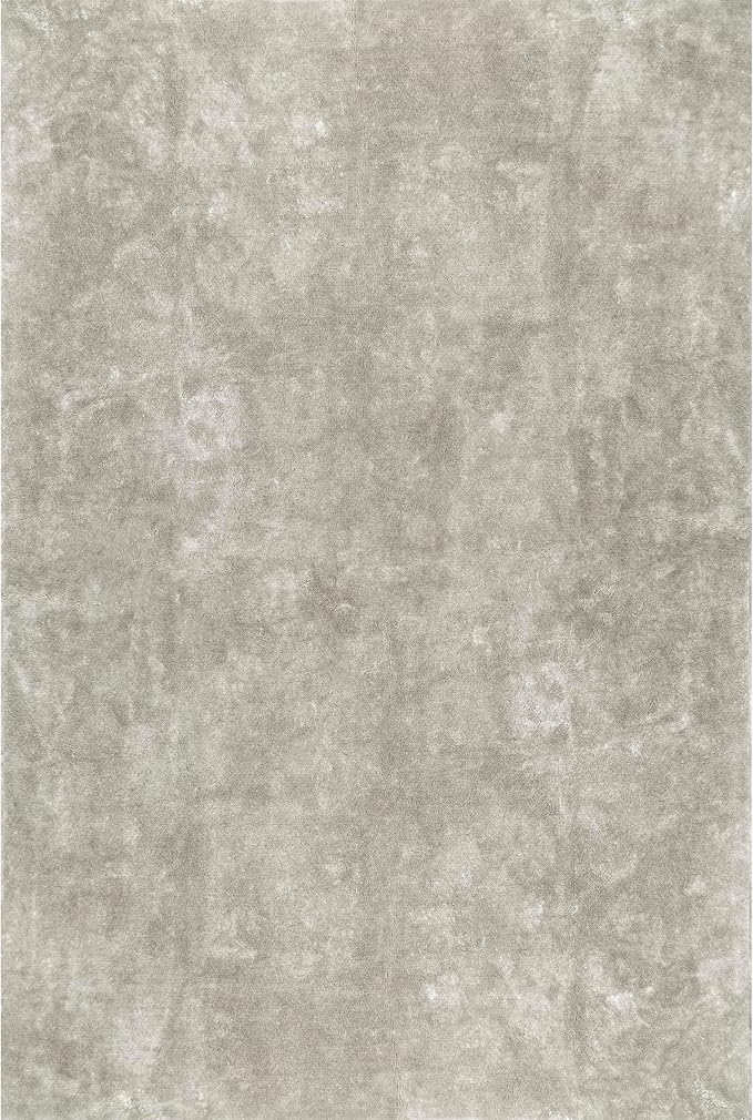 nuLOOM 8' x 10' Cozy Plush SuperiorWash Area Rug, Machine Washable, Non-Slip, Soft Fluffy Shag Carpet for Living Room Bedroom Kids Room Nursery Home Decor, Loni Beige