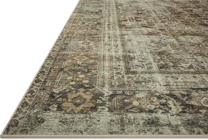 Loloi Magnolia Home by Joanna Gaines Sinclair Collection SIN-01 Pebble/Taupe 2'-3" x 9'-6", .25" Pile Height, Machine Washable, Runner Rug