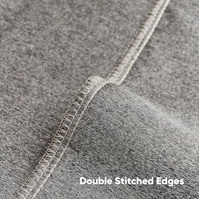 FUTEI Oatmeal Chenille Decorative Throw Pillow Covers 16x16 Inch Set of 2,Soft Cozy Faux Linen Textured Cushion Case,Farmhouse Home Decor for Couch Living Room