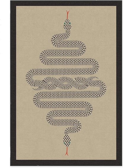 RUGGABLE x Jonathan Adler Washable Modern Area Rug – Venom Neutral 6x9, Stain-Resistant, Non-Slip – Medium Machine Washable Rugs for Living Room, Bedroom, Hallway, Entryway & Office–with Standard Pad