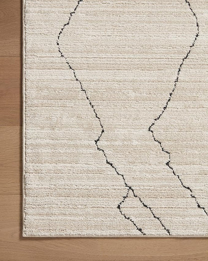 Loloi Darby Collection DAR-03 Sand/Charcoal 11'-6" x 15' Area Rug