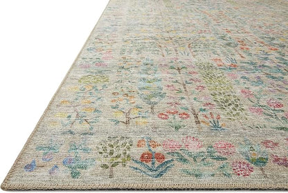 Loloi Rifle Paper Co. Maison Collection MAO-07 Khaki 2'-6" x 7'-6", .19" Pile Height, Runner Rug