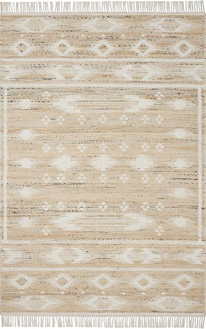 Loloi Angela Rose Rivers Collection RIV-04 Natural/Ivory 2'-6" x 7'-6" Reversible Runner Rug