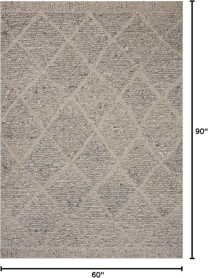 Loloi Magnolia Home by Joanna Gaines Jones Collection JON-03 Pebble 5'-0" x 7'-6" Area Rug